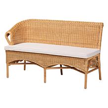 Wholesale Interiors bali and pari Tamara Rattan Dining Bench Set