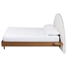Wholesale Interiors Baxton Studio Bernice Cream Queen Bed