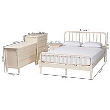 Wholesale Interiors Baxton Studio Braith Queen Bedroom Set