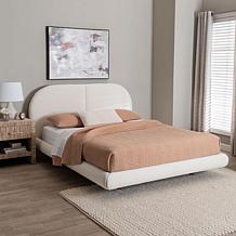 Wholesale Interiors Baxton Studio Cachet Upholstered Platform Bed King