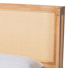 Wholesale Interiors Baxton Studio Glennis Brown Queen Bed
