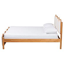 Wholesale Interiors Baxton Studio Lilia Mid Century Queen Bed
