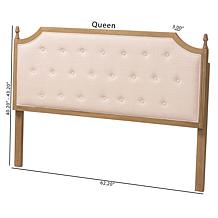 Wholesale Interiors Baxton Studio Lourdes Upholstered Headboard