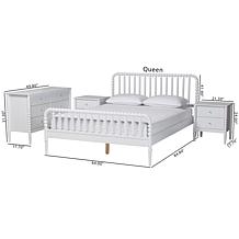 Wholesale Interiors Baxton Studio Lucera Queen 4 Piece Set