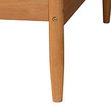 Wholesale Interiors Baxton Studio Malaya Oak Brown Twin Daybed