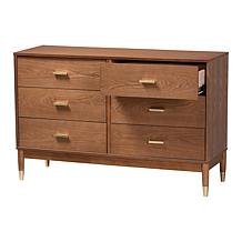 Wholesale Interiors Baxton Studio Mandolin Walnut Dresser