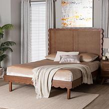 Wholesale Interiors Baxton Studio Orianthe Platform Bed with Headboard