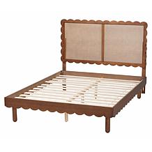 Wholesale Interiors Baxton Studio Orianthe Platform Bed with Headboard