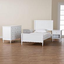 Wholesale Interiors Baxton Studio Roni White Full Bedroom Set