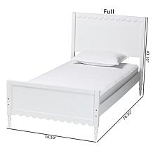 Wholesale Interiors Baxton Studio Roni White Twin Platform Bed