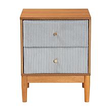 Wholesale Interiors Baxton Studio Taylin Gray Nightstand