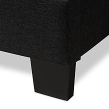 Wholesale Interiors Brookfield Charcoal Fabric Bed - King