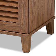 Wholesale Interiors Coolidge 4-Shelf Shoe Storage Cabinet