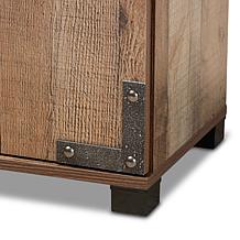 Wholesale Interiors Cyrille Wood 2-Door Shoe Cabinet