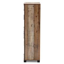 Wholesale Interiors Cyrille Wood 4-Door Shoe Cabinet