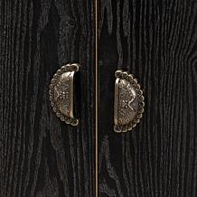 Wholesale Interiors Denali Wood and Metal Storage Cabinet