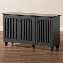 Wholesale Interiors Fernanda 3-Door Entryway Shoe Storage Cabinet