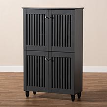 Wholesale Interiors Fernanda 4-Door Entryway Shoe Storage Cabinet