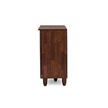 Wholesale Interiors Gisela 3-Door Wood Shoe Cabinet