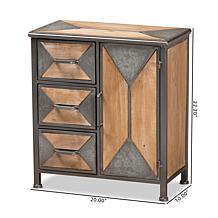 Wholesale Interiors Laurel 3-Drawer Accent Storage Cabinet