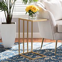 Wholesale Interiors Parkin Modern and Contemporary C-Shaped End Table
