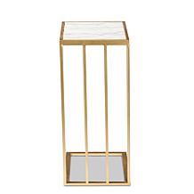 Wholesale Interiors Parkin Modern and Contemporary C-Shaped End Table