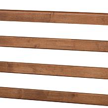Wholesale Interiors Ryo Walnut Finished Wood Twin Size Platform Bed