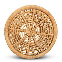 Wholesale Interiors Seville Natural Finished Rattan End Table