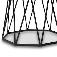 Wholesale Interiors Venedict Modern and Contemporary Black End Table