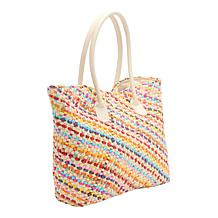 Wildflower Garden Party Embroidered Tote