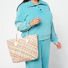 Wildflower Garden Party Embroidered Tote