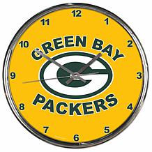 New York Jets Round Chrome Clock