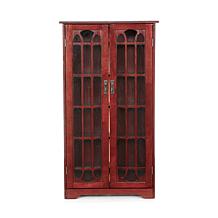 Window Pane Media Cabinet - Cherry