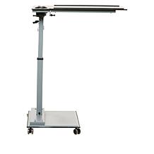 WiseLift Black Standing Desk/Overbed Table with USB Ports