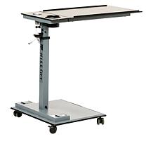 WiseLift Black Standing Desk/Overbed Table with USB Ports