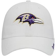 Women's '47 White Baltimore Ravens Miata Clean Up Logo Adjustable Hat
