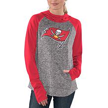 Women's G-III 4Her by Carl Banks Heathered Gray/Red Tampa Bay Bucca...