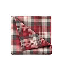 Woolrich Cotton Flannel Red Sheet Set - Cal King