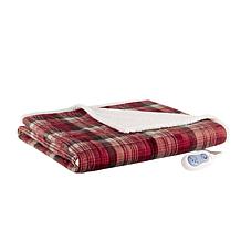 Woolrich Tasha Mink/Berber Oversized Heated Throw