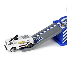 World Tech Toys Diecast Cruisers 1-64 Police Depot Playset