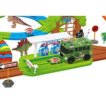 World Tech Toys Dino Safari Galaxy Flex Track Intelli-Bus Technology