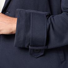 WynneCollection French Terry Double-Breasted Short Jacket