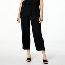 WynneCollection Sedona Lantern Seam Straight Leg Ankle Pant