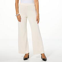 WynneCollection Sweater Knit Flared Pant