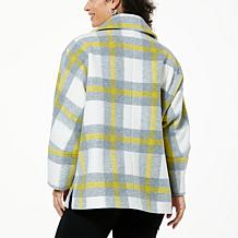 WynneCollection Unstructured Melton Coat