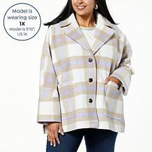 WynneCollection Unstructured Melton Coat