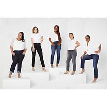 WynneDenim Performance Stretch Straight Leg Jean