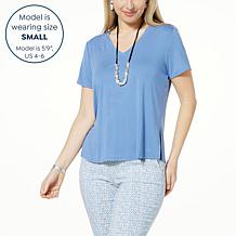 WynneLayers 2-pack Micro-Rib Tee & Tank Set