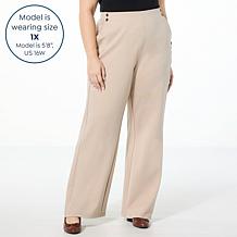 WynneLayers 360stretch Pant with Button Detail