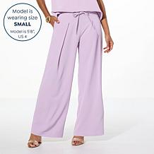 WynneLayers Drapey Twill Front Pleat Pant